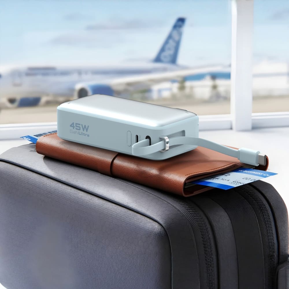 Wholesale cell phone accessory ReelCharge - 45W Power Bank with Integrated USB C Output Cable