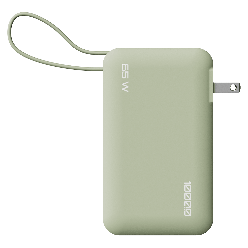 Wholesale cell phone accessory ReelCharge - 65W USB A and USB C Power Bank with Integrated
