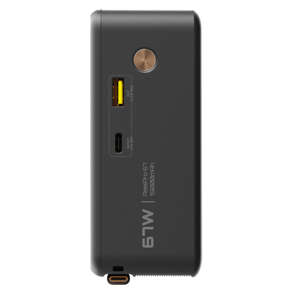 Wholesale cell phone accessory ReelCharge - 67W USB A and USB C Power Bank with USB C Output