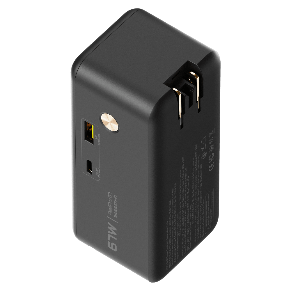Wholesale cell phone accessory ReelCharge - 67W USB A and USB C Power Bank with USB C Output