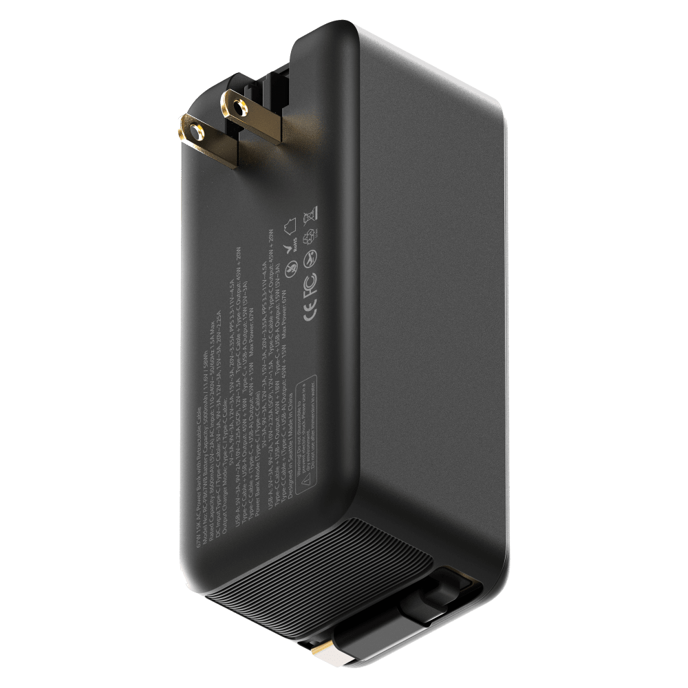 Wholesale cell phone accessory ReelCharge - 67W USB A and USB C Power Bank with USB C Output