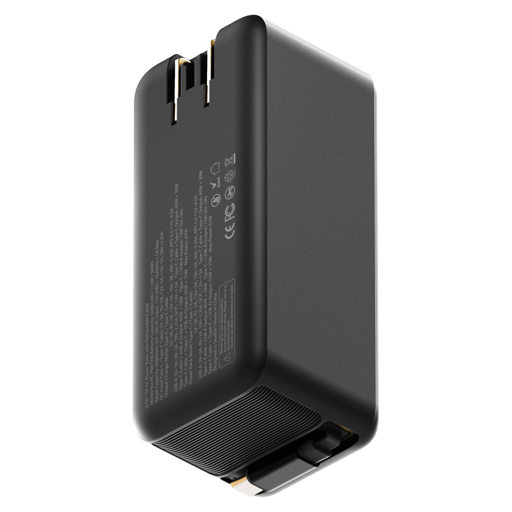 Wholesale cell phone accessory ReelCharge - 67W USB A and USB C Power Bank with USB C Output