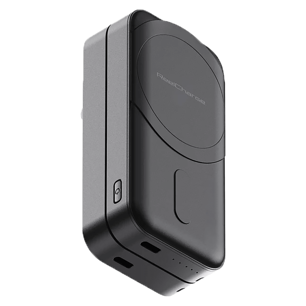 Wholesale cell phone accessory ReelCharge - 2-in-1 Power Bank 5,000 mAh and Wall Charger 65W