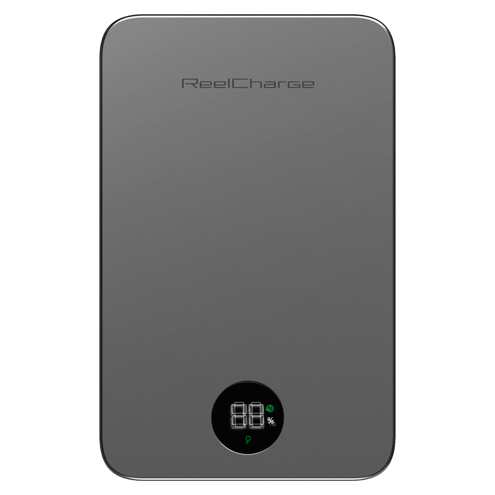 Wholesale cell phone accessory ReelCharge - Semi-Solid State Power Bank with a LED Display
