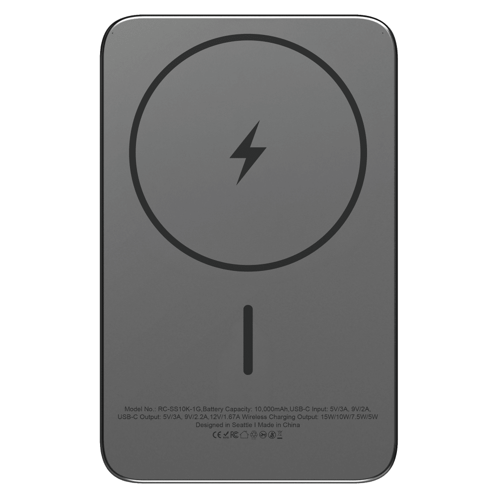 Wholesale cell phone accessory ReelCharge - Semi-Solid State Power Bank with a LED Display
