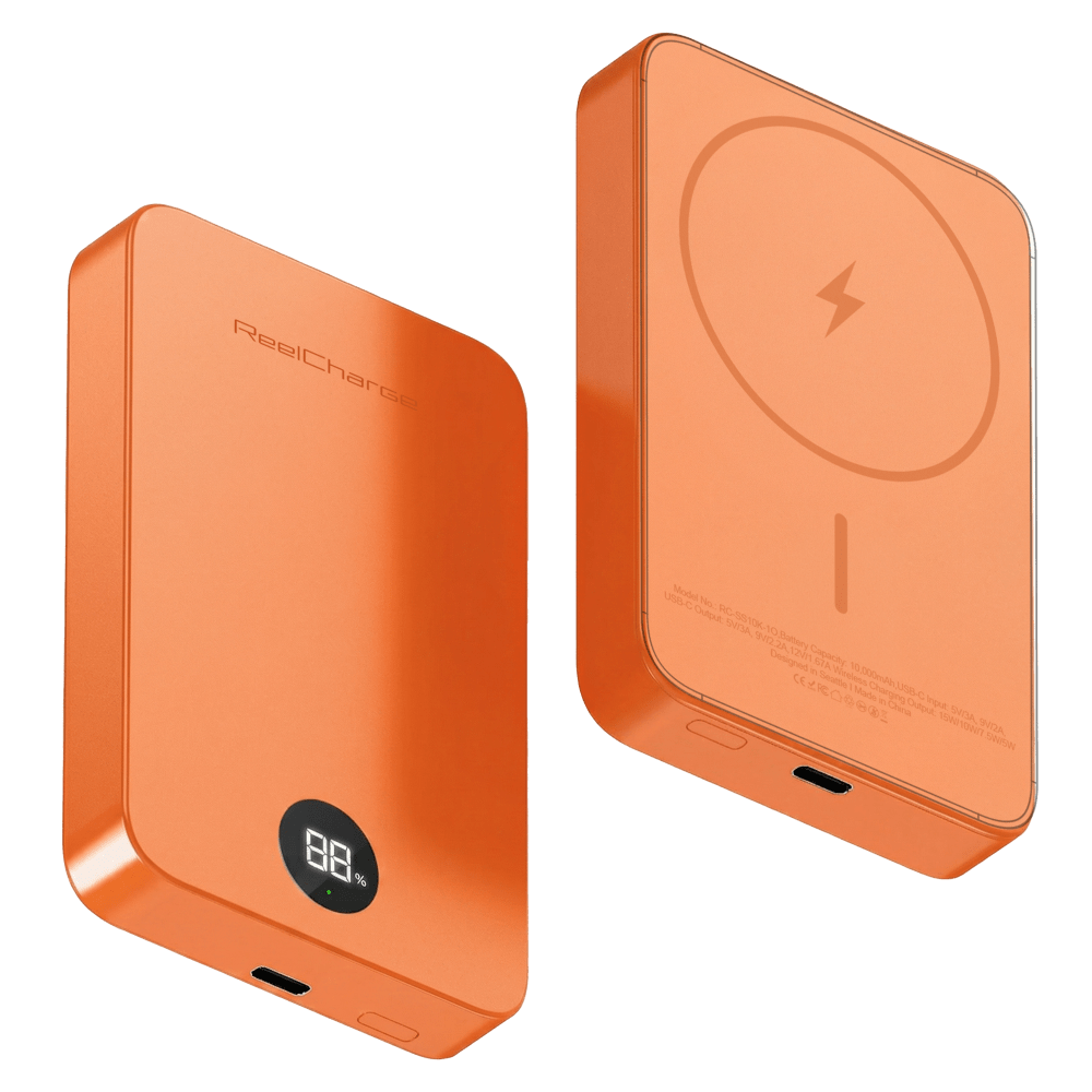 Wholesale cell phone accessory ReelCharge - Semi-Solid State Power Bank with a LED Display