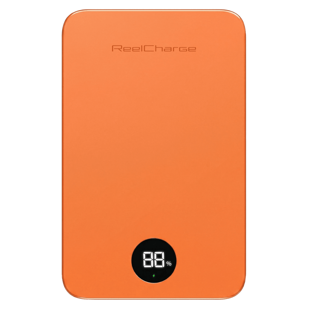 Wholesale cell phone accessory ReelCharge - Semi-Solid State Power Bank with a LED Display