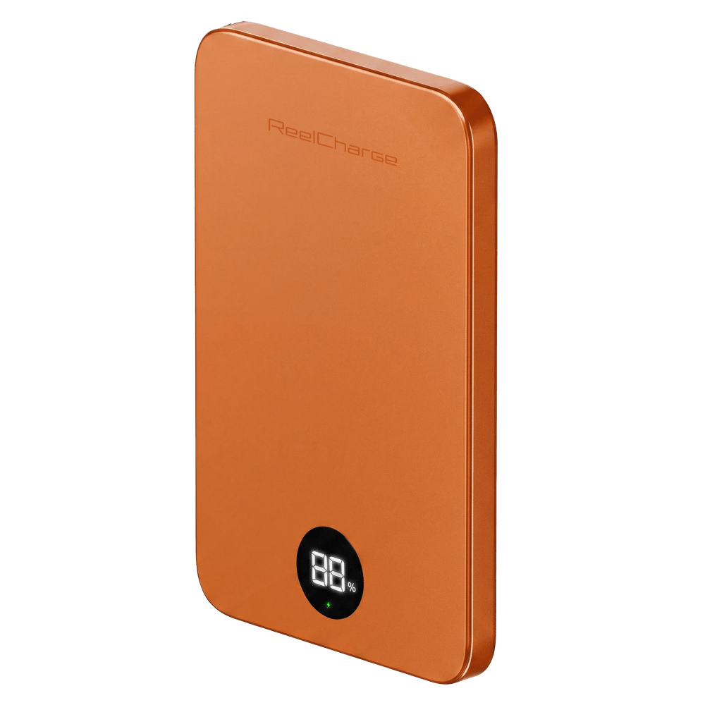 Wholesale cell phone accessory ReelCharge - Semi-Solid State Power Bank with a LED Display