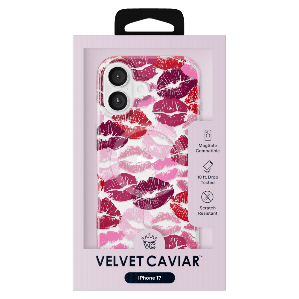 Wholesale cell phone accessory VELVET CAVIAR - MagSafe Case for Apple iPhone 17 - Kiss Me