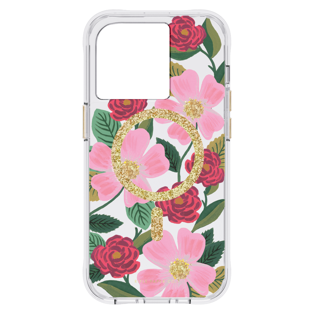 Wholesale cell phone accessory Rifle Paper Co - MagSafe Case for Apple iPhone 14 Pro - Rose