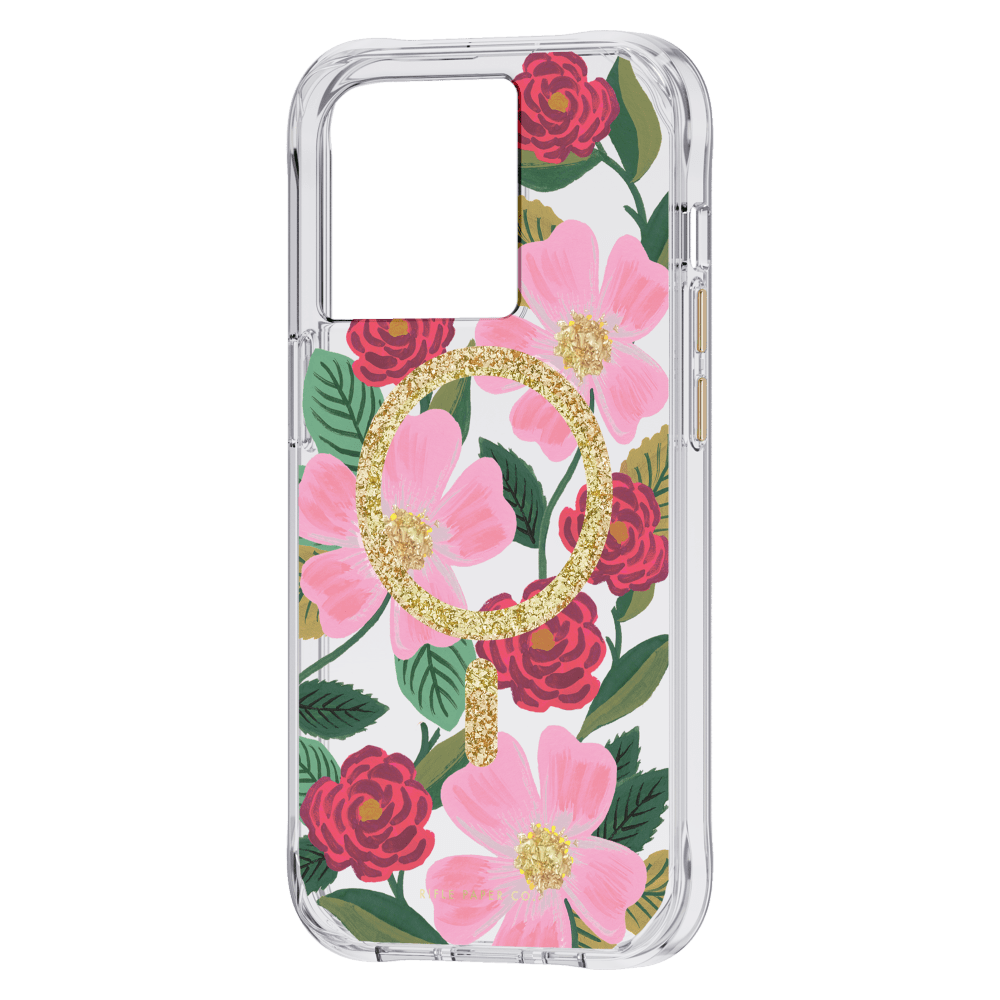 Wholesale cell phone accessory Rifle Paper Co - MagSafe Case for Apple iPhone 14 Pro - Rose