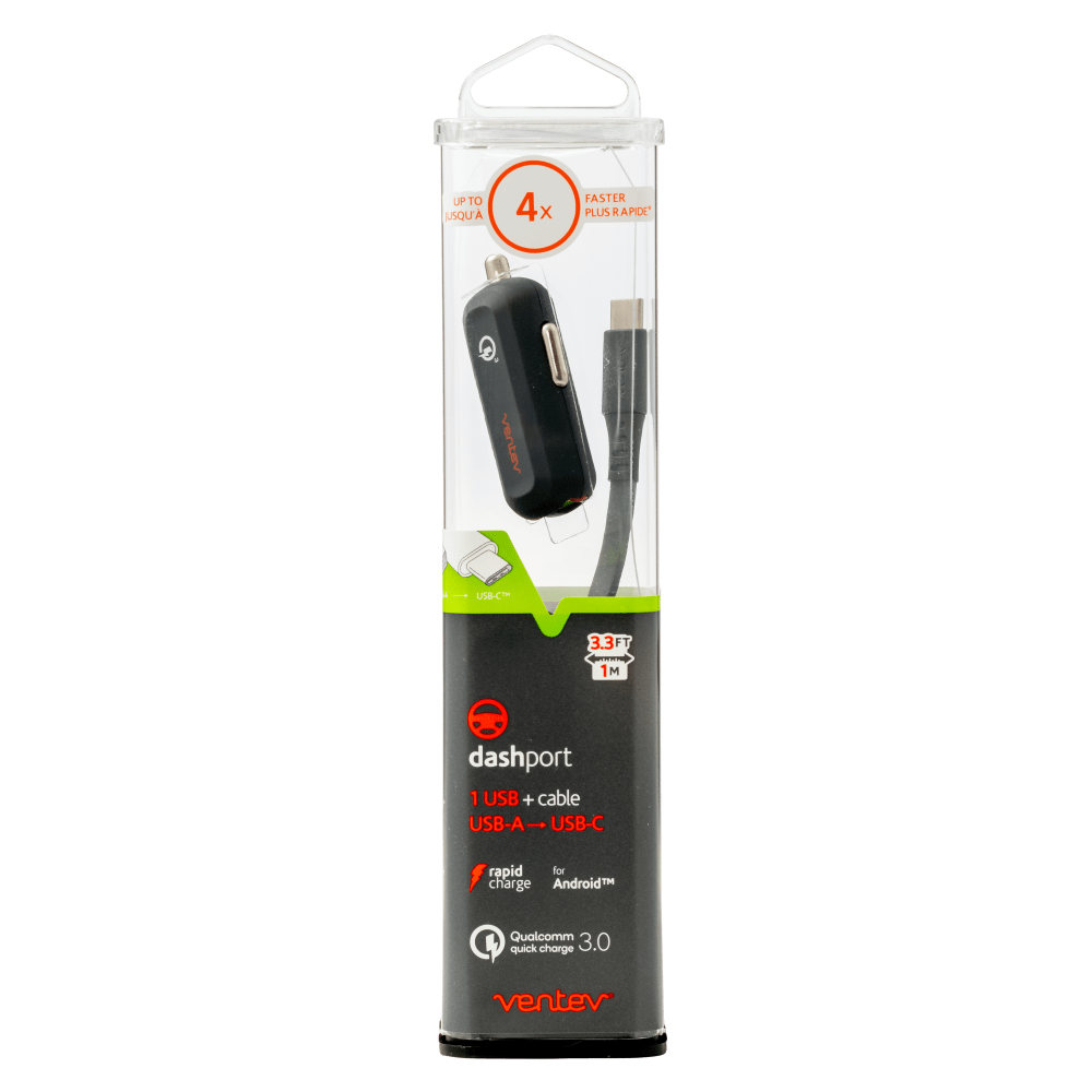 Wholesale cell phone accessory Ventev - QC3.0 24W dashport rq1300 mini Car Charger and USB