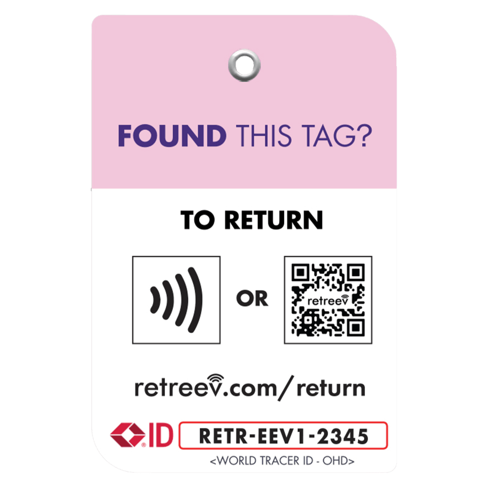 Wholesale cell phone accessory Retreev - Smart Tag - Pink