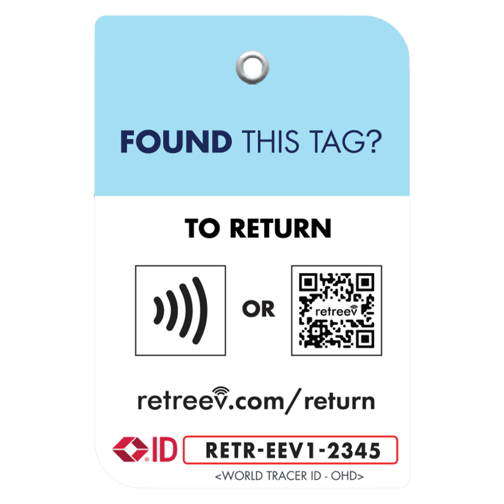 Wholesale cell phone accessory Retreev - Smart Tag - Pale Blue