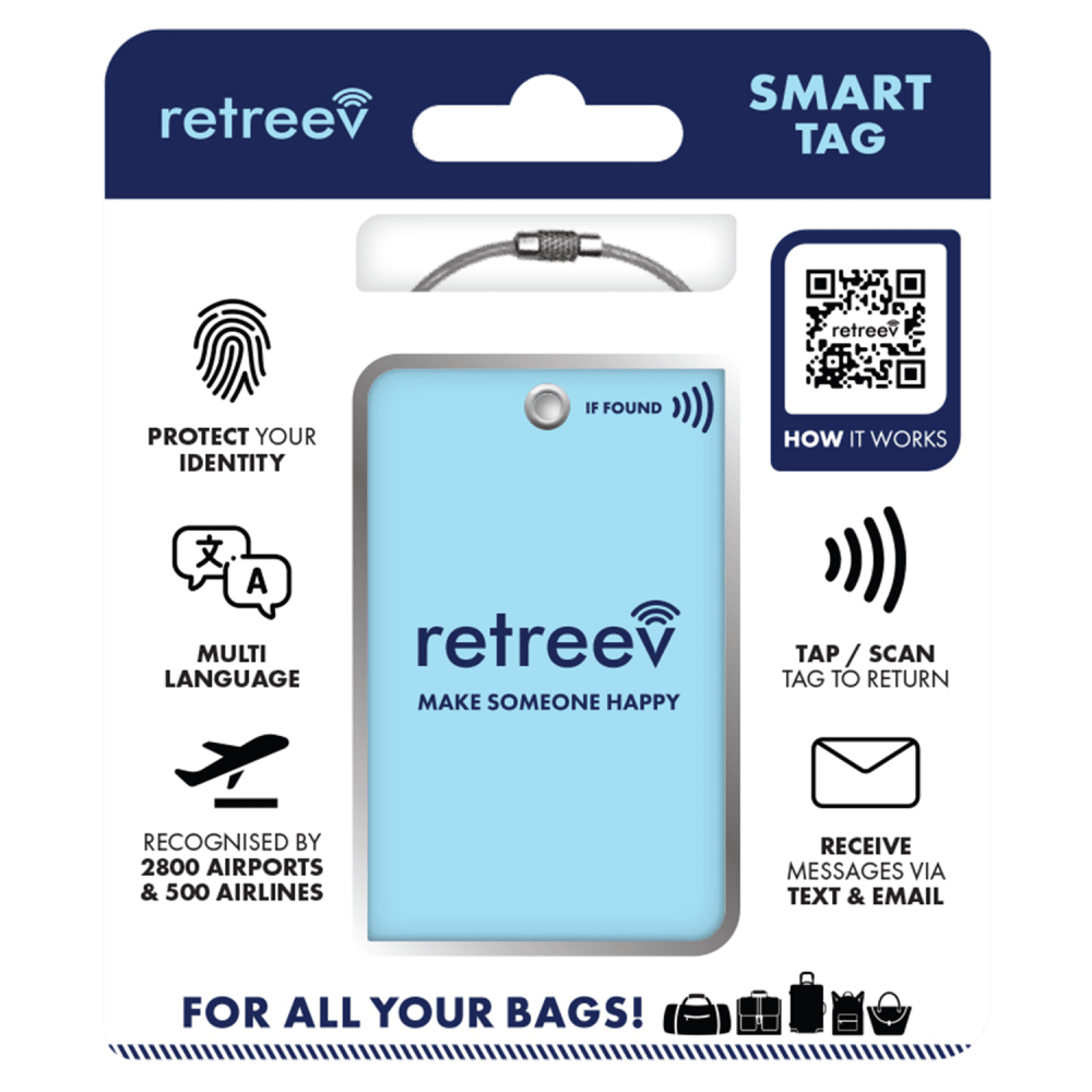 Wholesale cell phone accessory Retreev - Smart Tag - Pale Blue