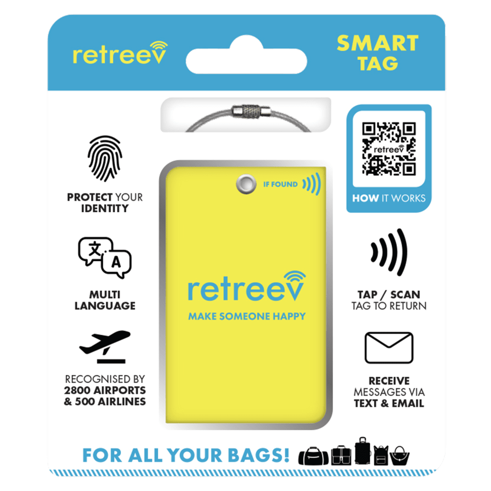 Wholesale cell phone accessory Retreev - Smart Tag - Yellow