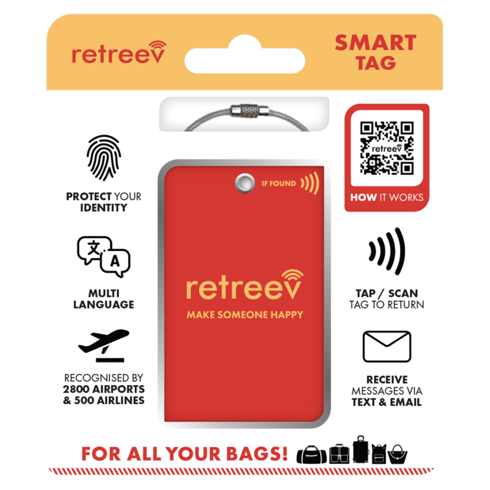 Wholesale cell phone accessory Retreev - Smart Tag - Red