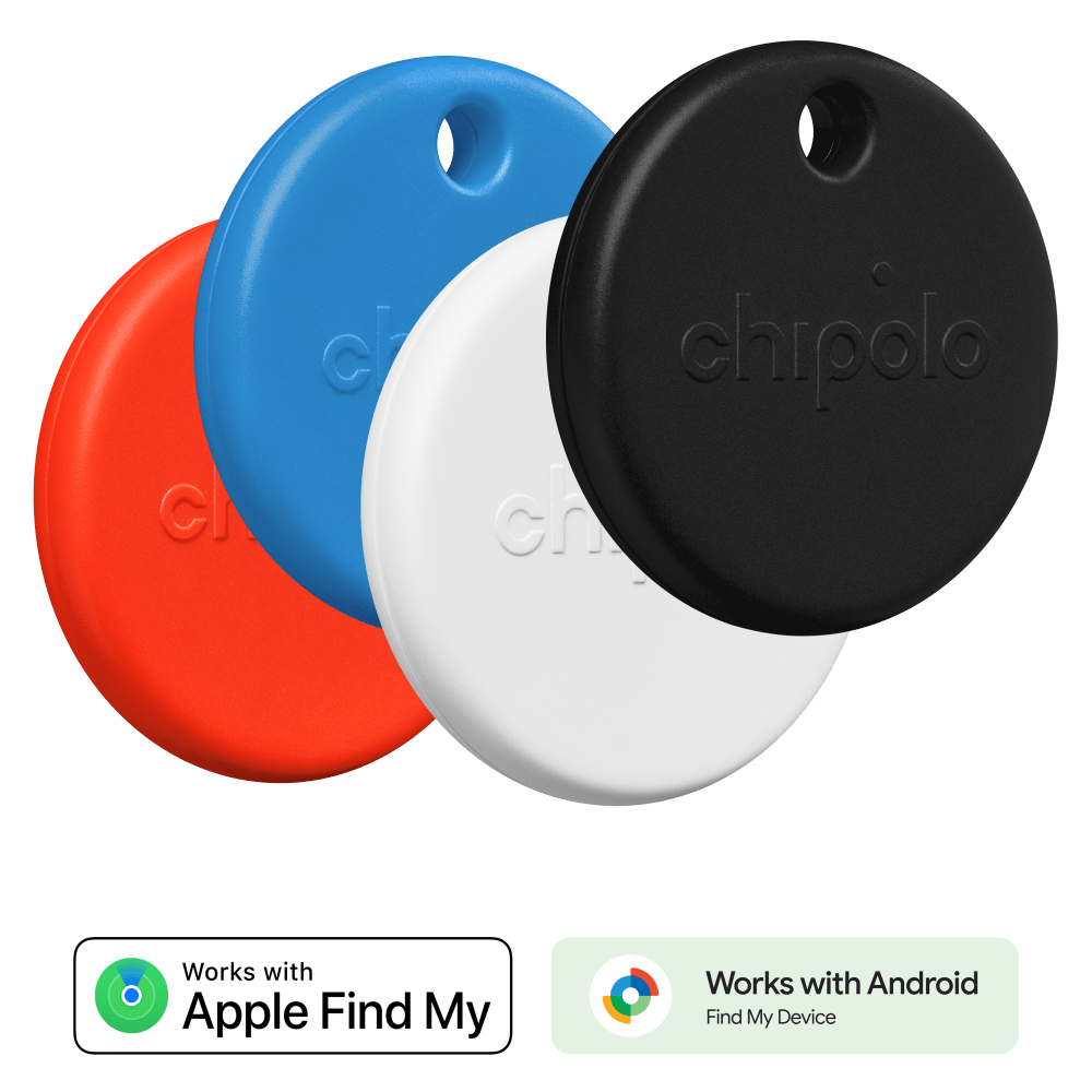 Wholesale cell phone accessory Chipolo - POP Tracking Tag (4 Pack) for Apple and Google Devices