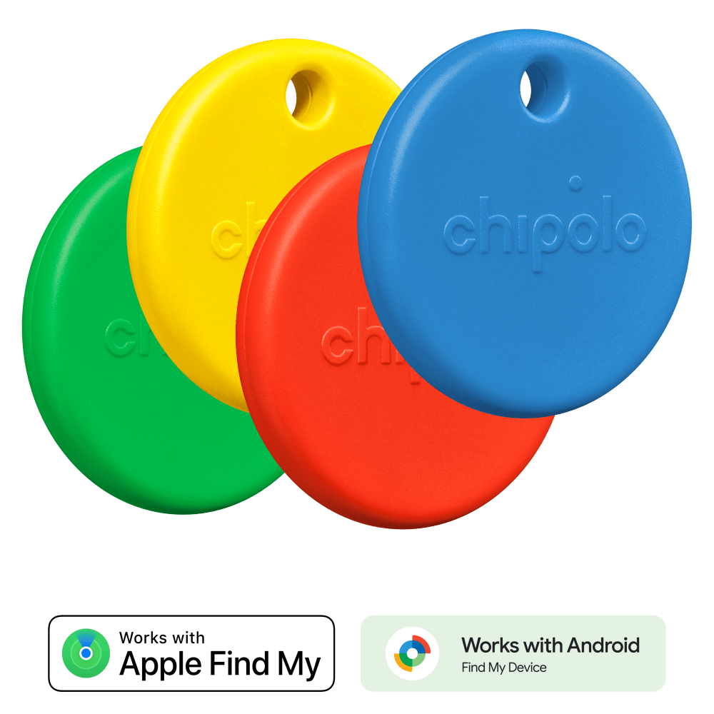 Wholesale cell phone accessory Chipolo - POP Tracking Tag (4 Pack) for Apple and Google Devices