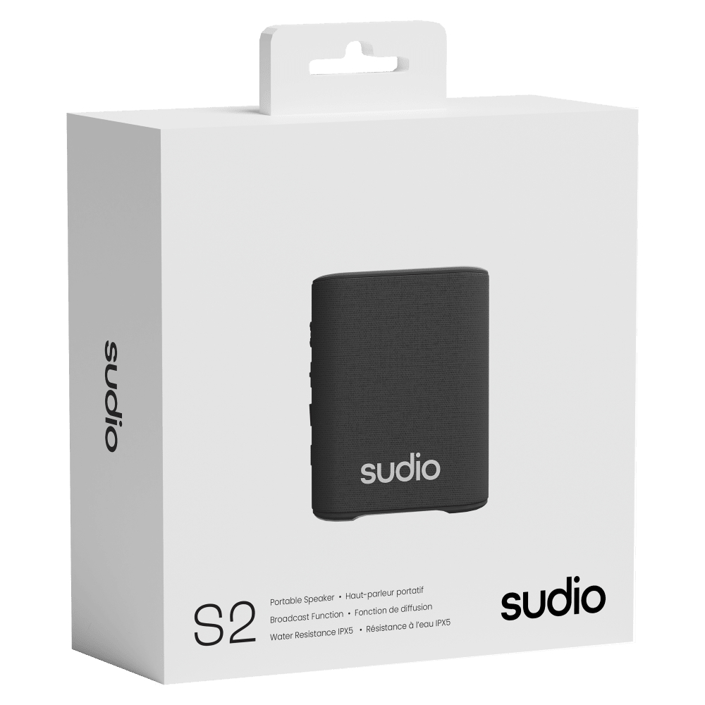 Wholesale cell phone accessory Sudio - S2 Mini Bluetooth Speaker - Black