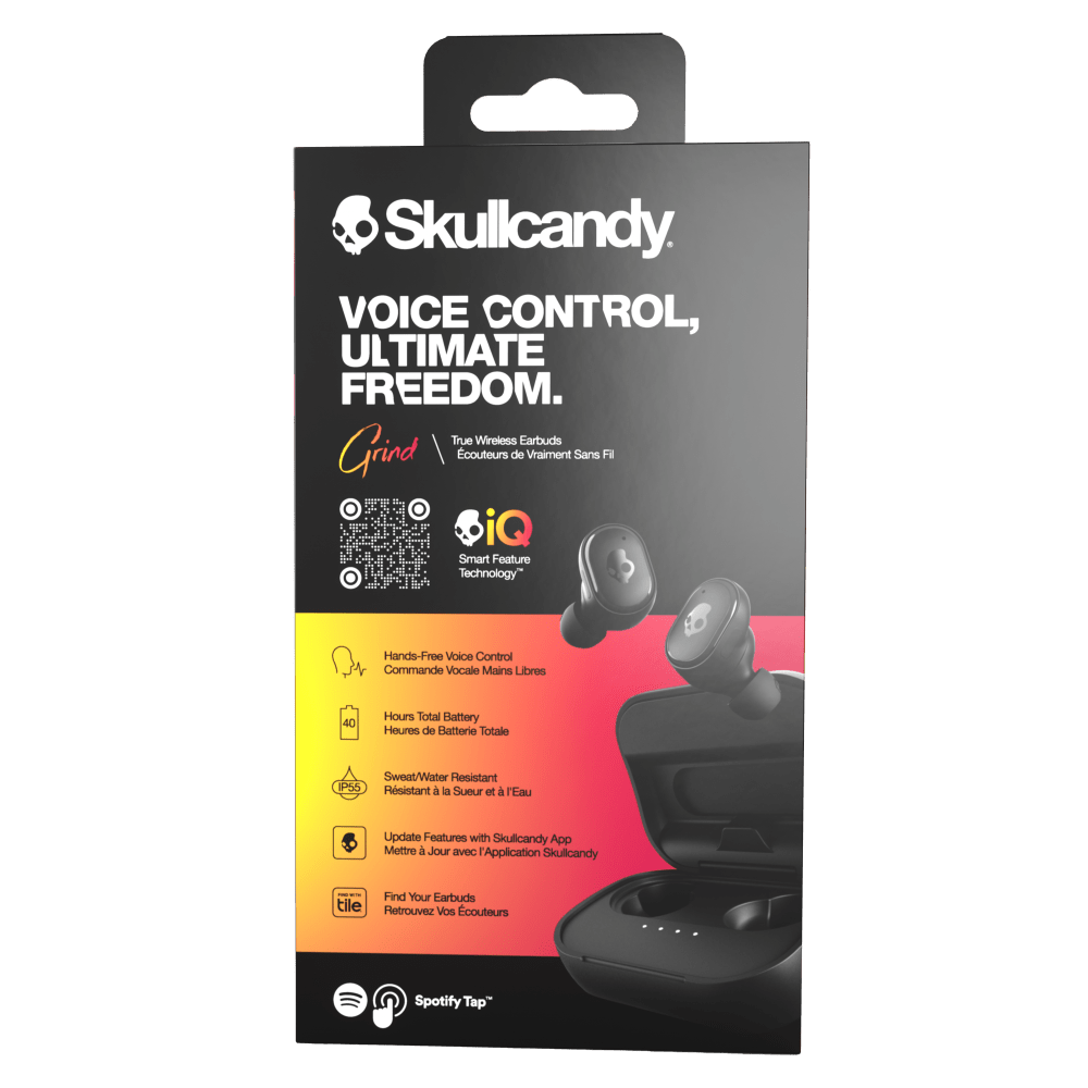 Wholesale cell phone accessory Skullcandy - Grind True Wireless In Ear Headphones - Black