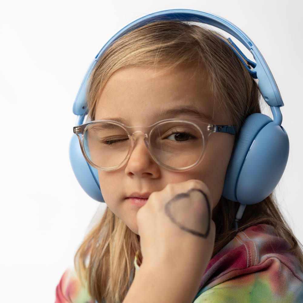 Wholesale cell phone accessory Skullcandy - Grom Kids Over Ear Wired Headphones - Surf Blue