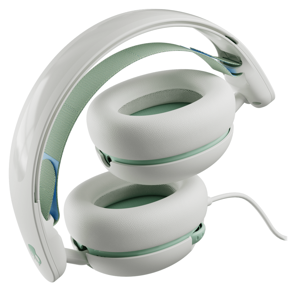 Wholesale cell phone accessory Skullcandy - Grom Kids Over Ear Wired Headphones - Bone Seafoam