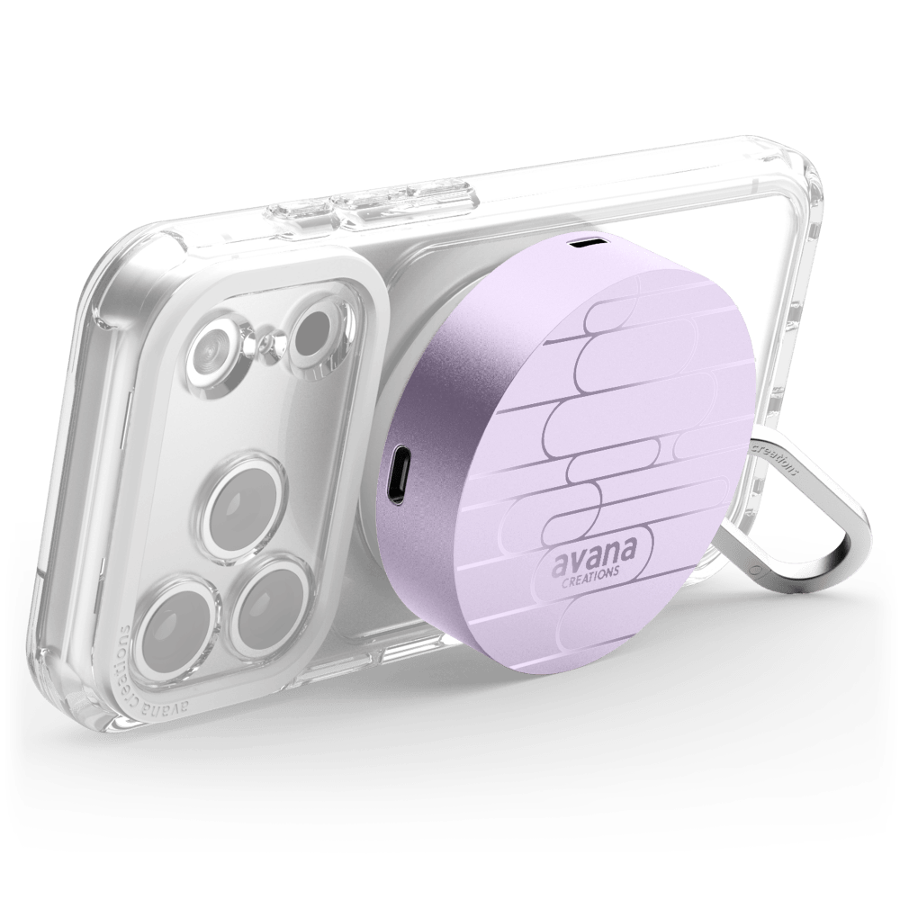 Wholesale cell phone accessory Avana - USB C 20W MagSafe Wireless Charging Puck Power Bank