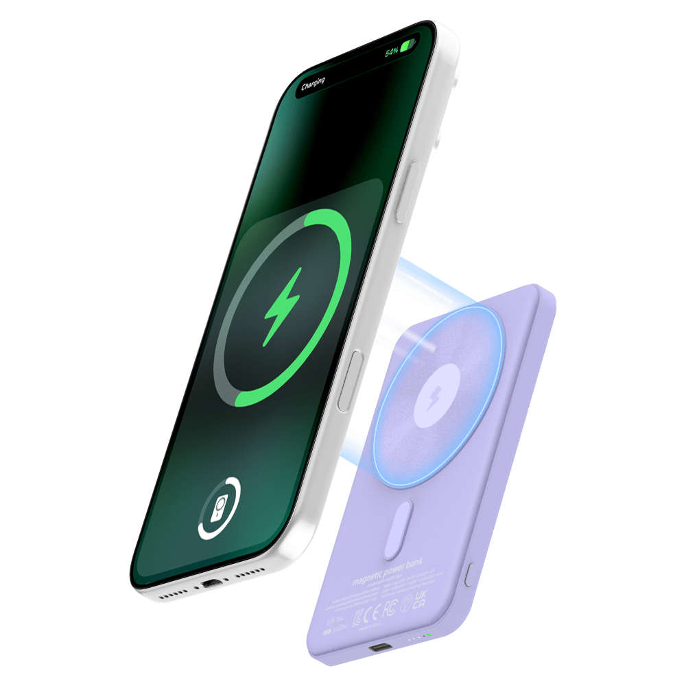 Wholesale cell phone accessory Avana - USB C 20W MagSafe Wireless Charging Power Bank 5,000