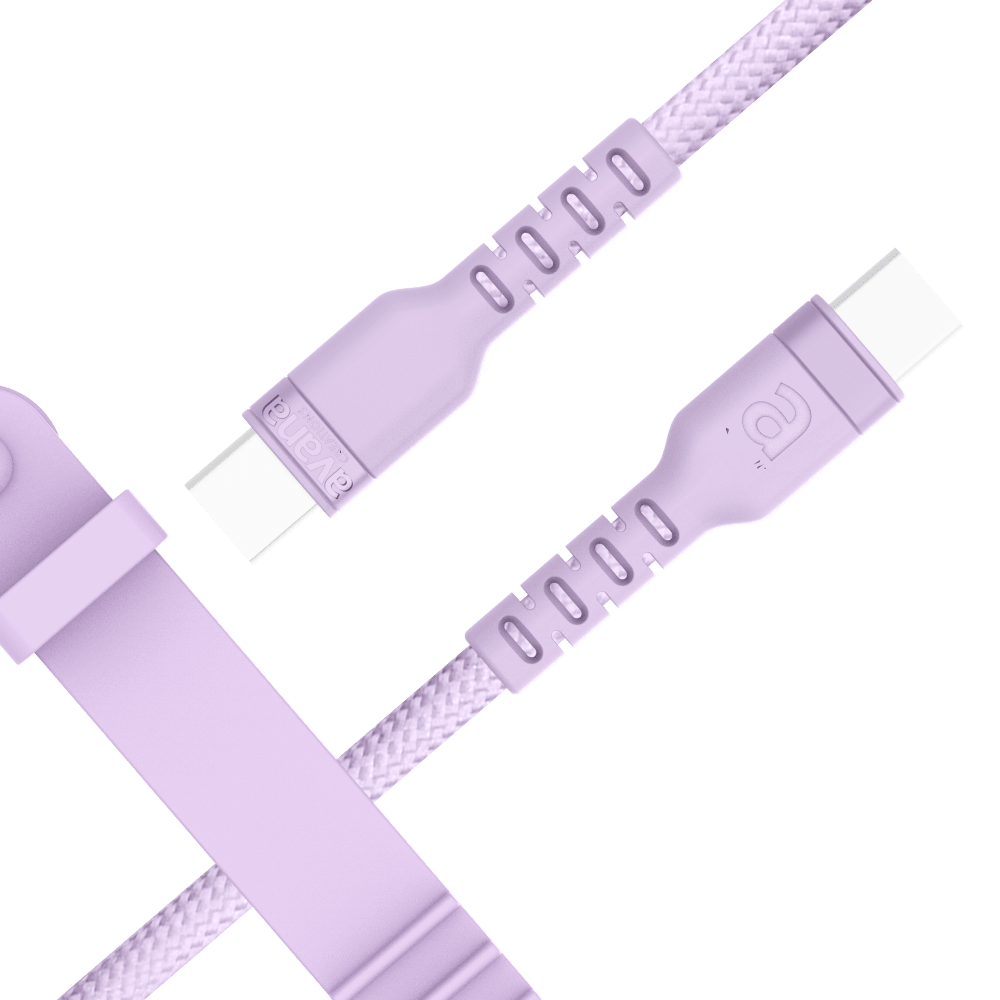 Wholesale cell phone accessory Avana - 100W USB C to USB C Cable 2m - Light Purple