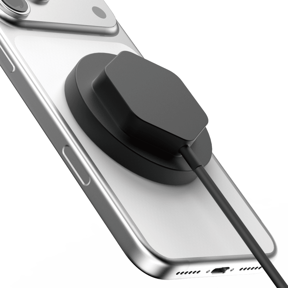 Wholesale cell phone accessory ITSKINS - Hexo Charge Qi2 Magnetic Wireless Charger - Black