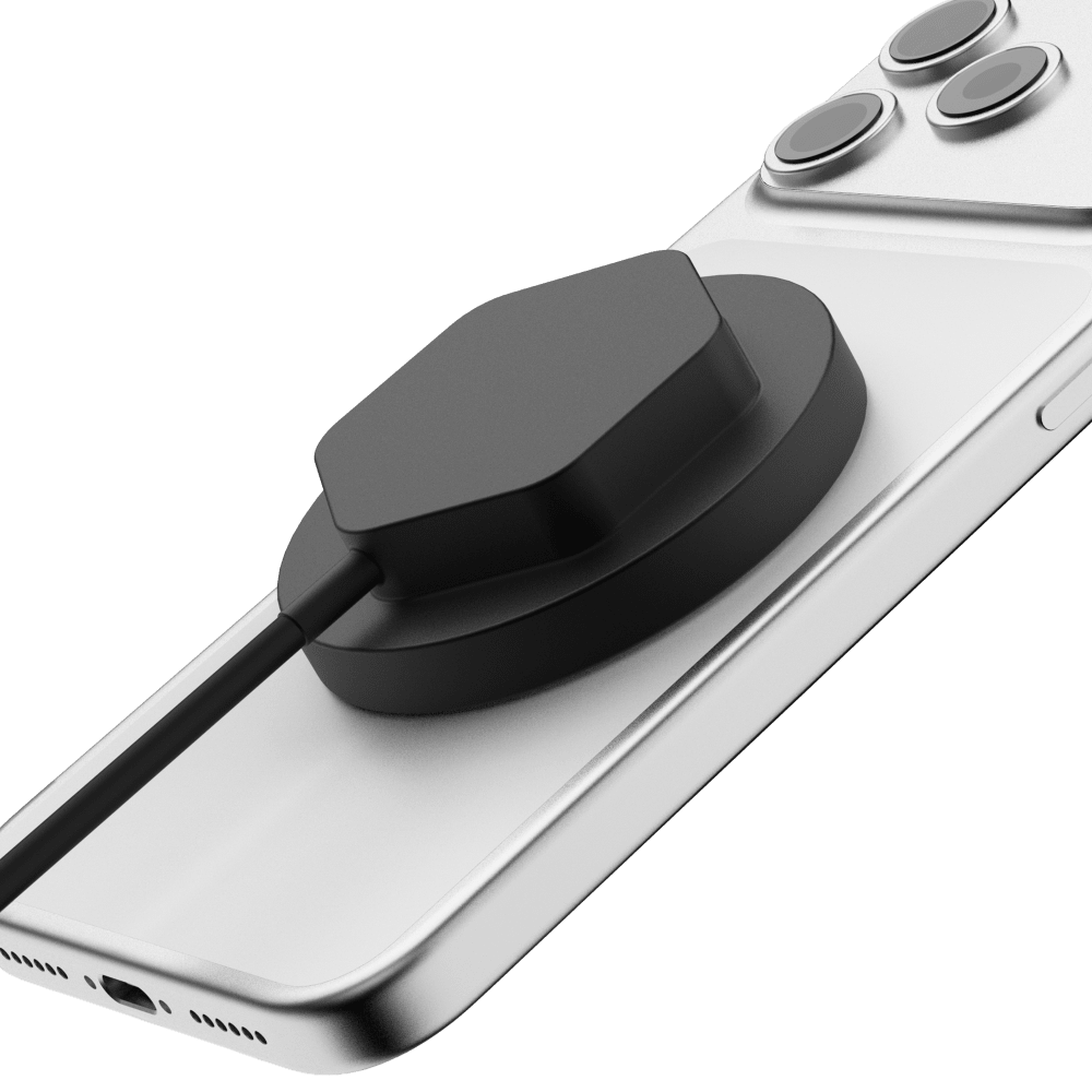 Wholesale cell phone accessory ITSKINS - Hexo Charge Qi2 Magnetic Wireless Charger - Black