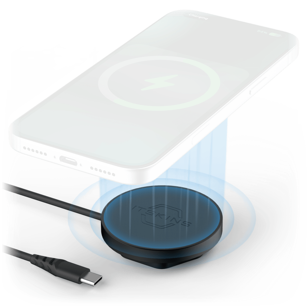 Wholesale cell phone accessory ITSKINS - Hexo Charge Qi2 Magnetic Wireless Charger - Black