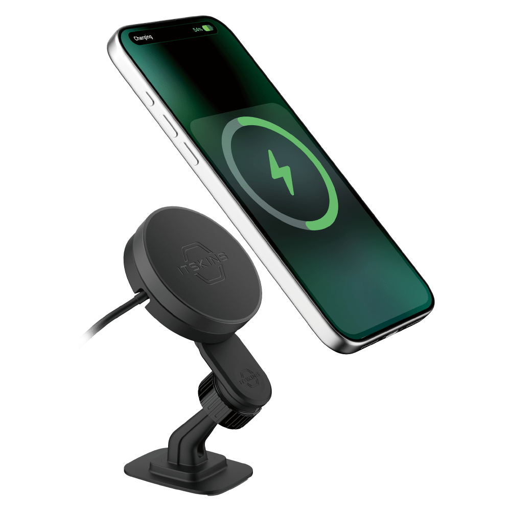 Wholesale cell phone accessory ITSKINS - Hexo Charge Qi2 Magnetic Wireless Charger - Black