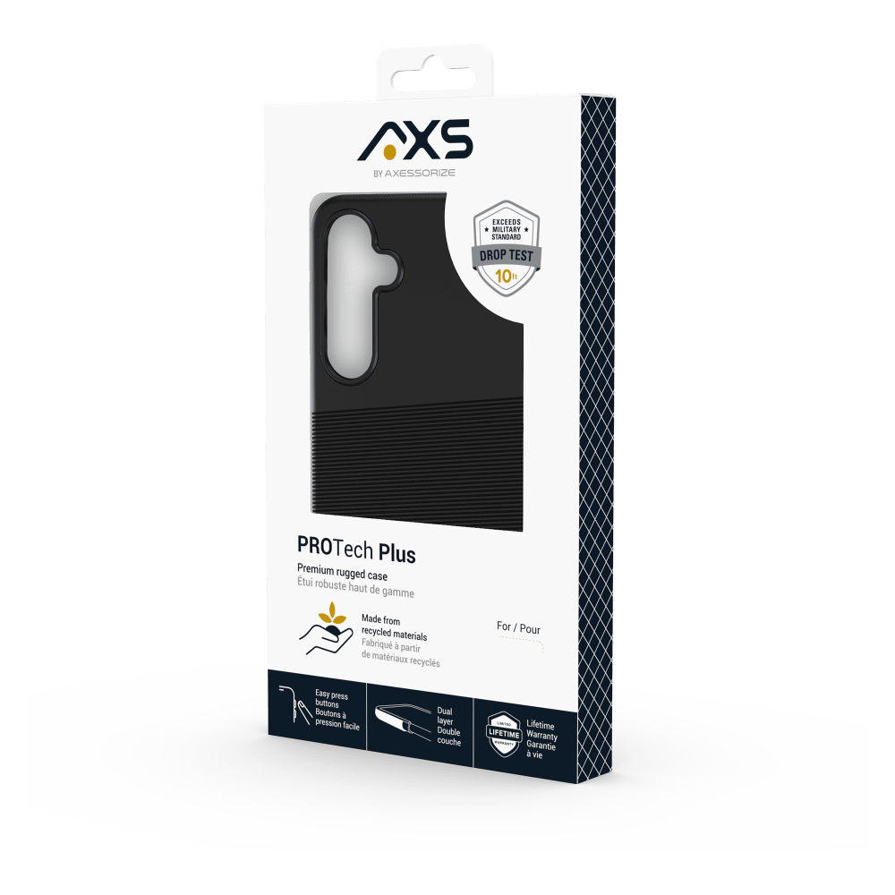 Wholesale cell phone accessory AXS - PROTech Plus Case for Samsung Galaxy S24 FE - Black