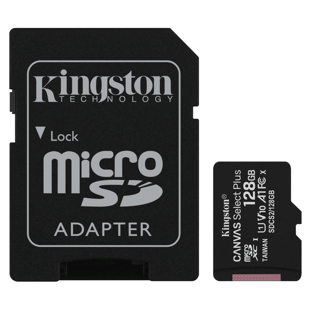 Wholesale cell phone accessory Kingston - microSDXC Canvas Select Plus 128GB Memory Card and