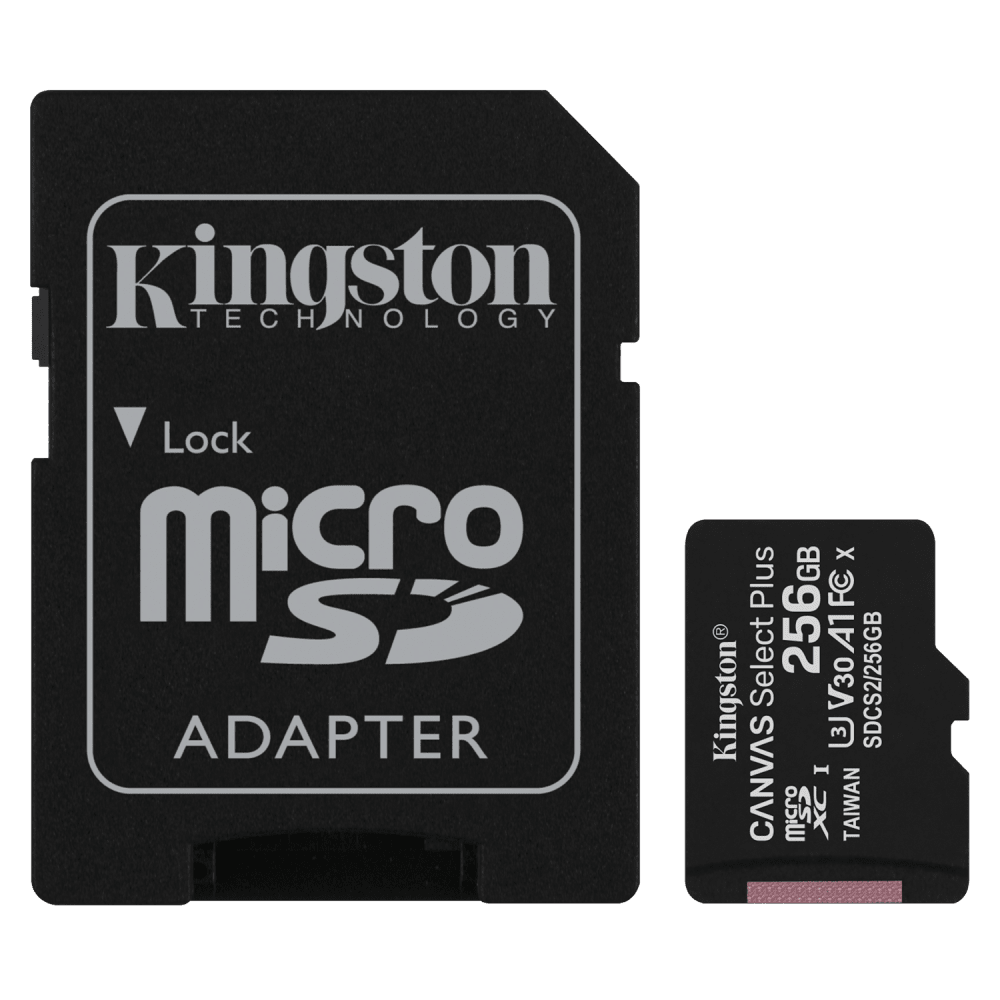 Wholesale cell phone accessory Kingston - microSDXC Canvas Select Plus 256GB Memory Card and