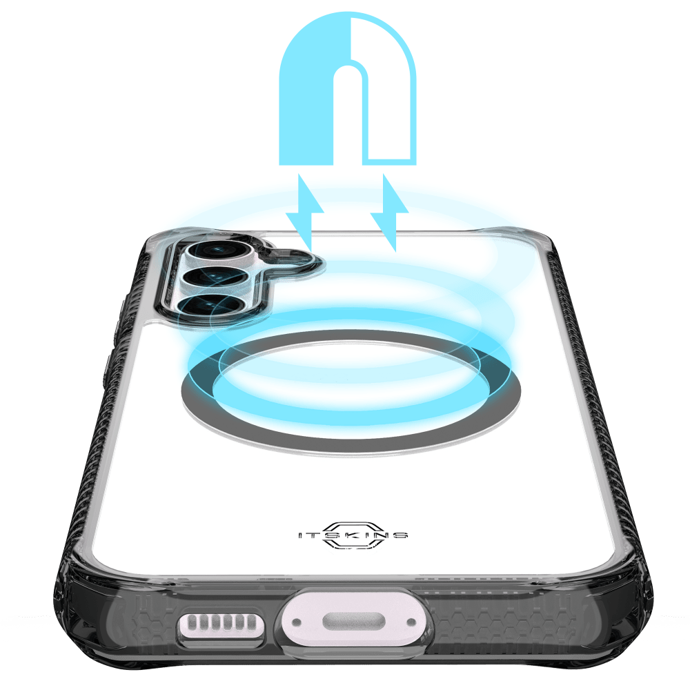 Wholesale cell phone accessory ITSKINS - Hybrid_R Clear MagSafe Case for Samsung Galaxy S23