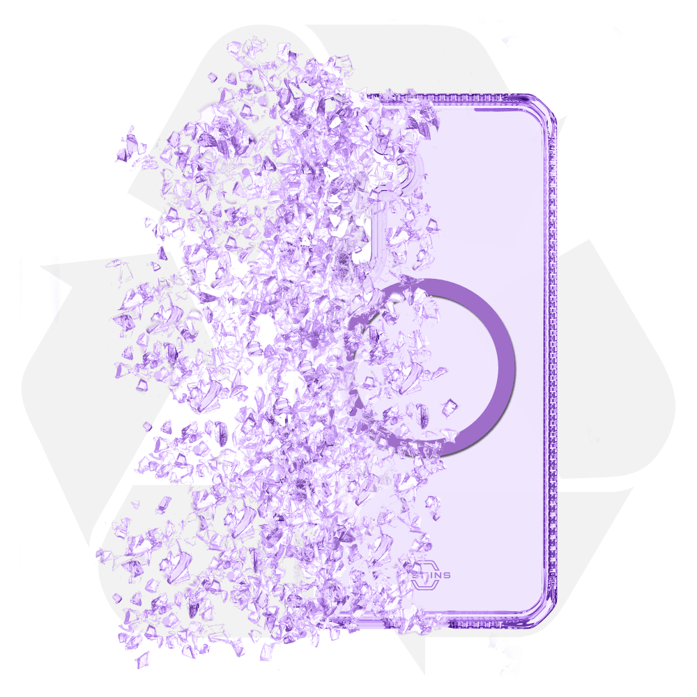 Wholesale cell phone accessory ITSKINS - Hybrid_R Clear MagSafe Case for Samsung Galaxy S25