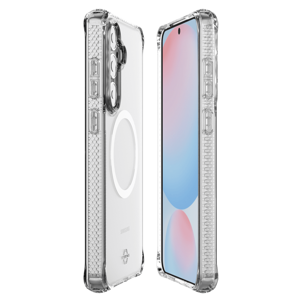 Wholesale cell phone accessory ITSKINS - Hybrid_R Clear MagSafe Case for Samsung Galaxy S25