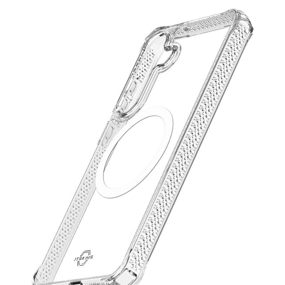 Wholesale cell phone accessory ITSKINS - Hybrid_R Clear MagSafe Case for Samsung Galaxy S25