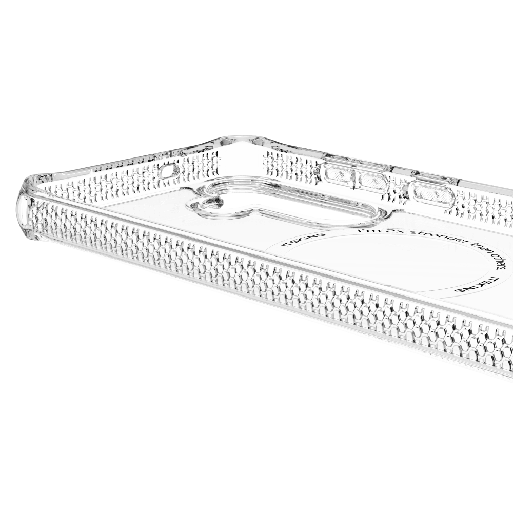 Wholesale cell phone accessory ITSKINS - Hybrid_R Clear MagSafe Case for Samsung Galaxy S25