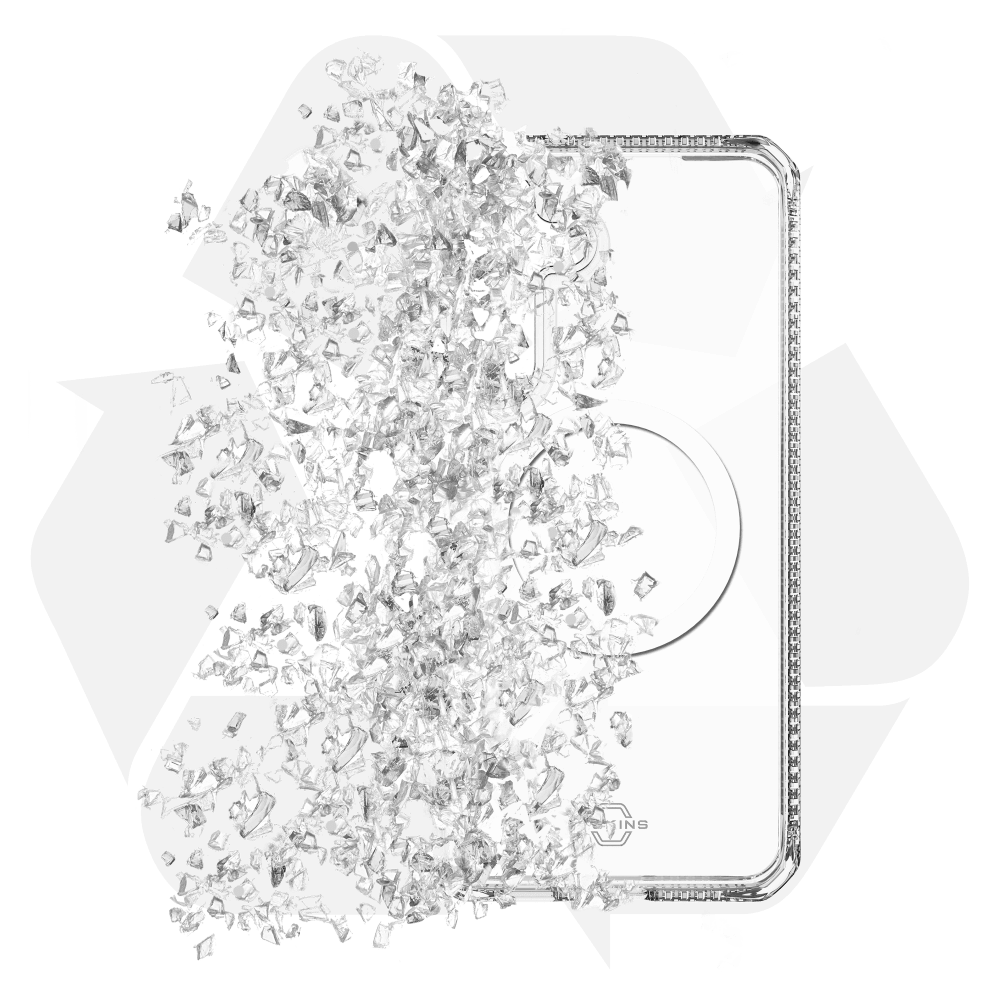 Wholesale cell phone accessory ITSKINS - Hybrid_R Clear MagSafe Case for Samsung Galaxy S25