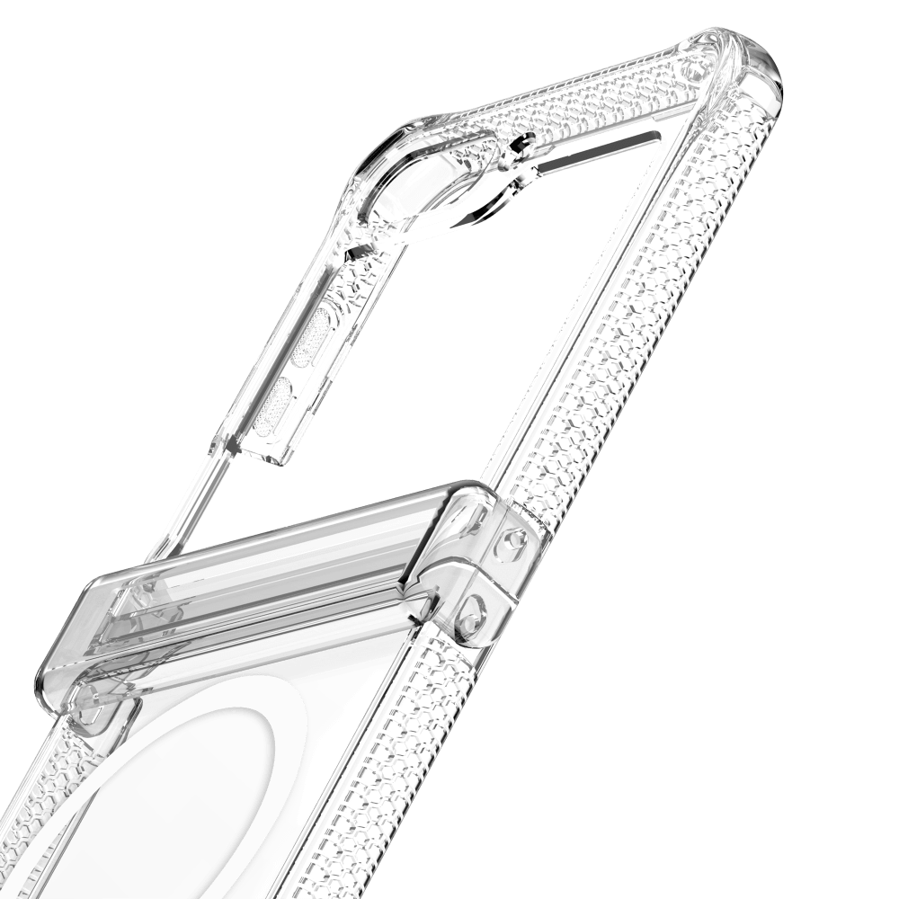 Wholesale cell phone accessory ITSKINS - Hybrid_R Clear Hinge MagSafe Case for Samsung Galaxy