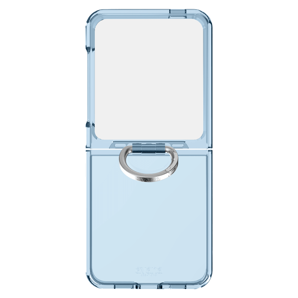 Wholesale cell phone accessory Avana - Ice Case with Ring for Samsung Galaxy Z Flip6 - Sky