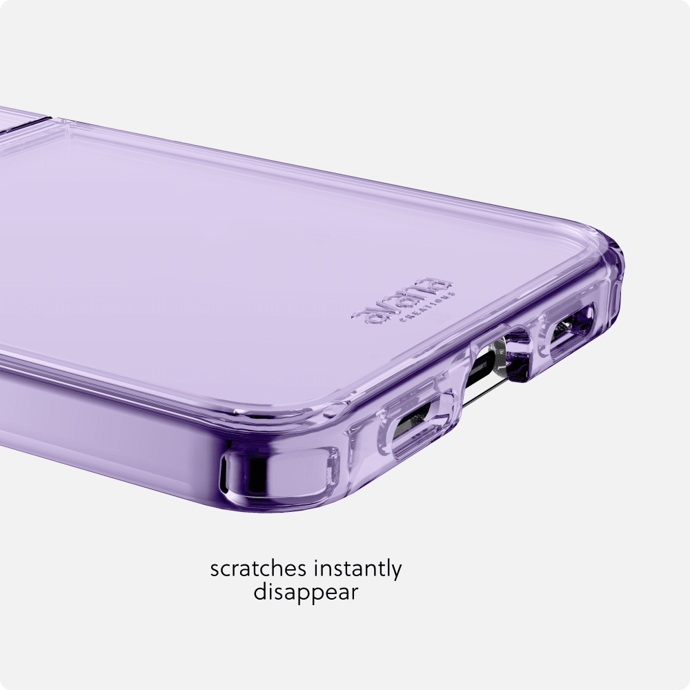 Wholesale cell phone accessory Avana - Ice Case with Ring for Samsung Galaxy Z Flip6 - Lavender