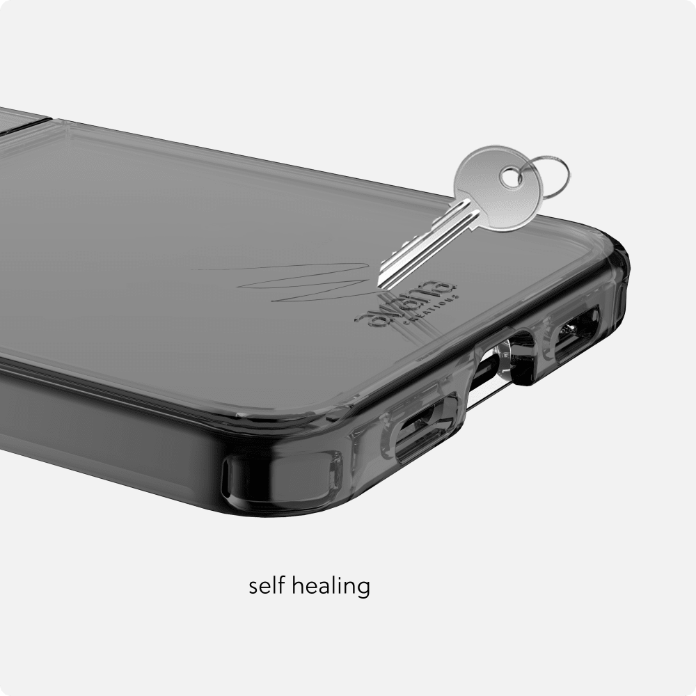 Wholesale cell phone accessory Avana - Ice Case with Ring for Samsung Galaxy Z Flip6 - Ash