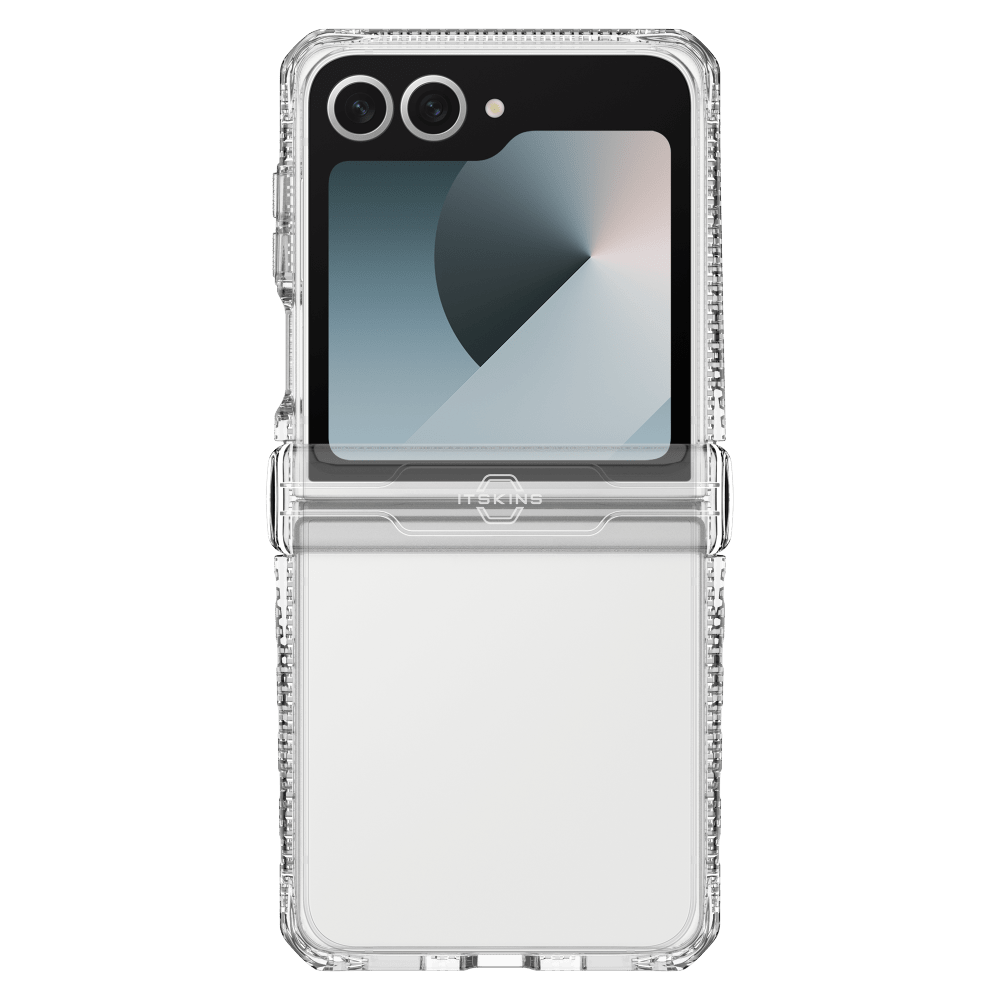Wholesale cell phone accessory ITSKINS - Hybrid_R Clear Hinge Case for Samsung Galaxy Z Flip7