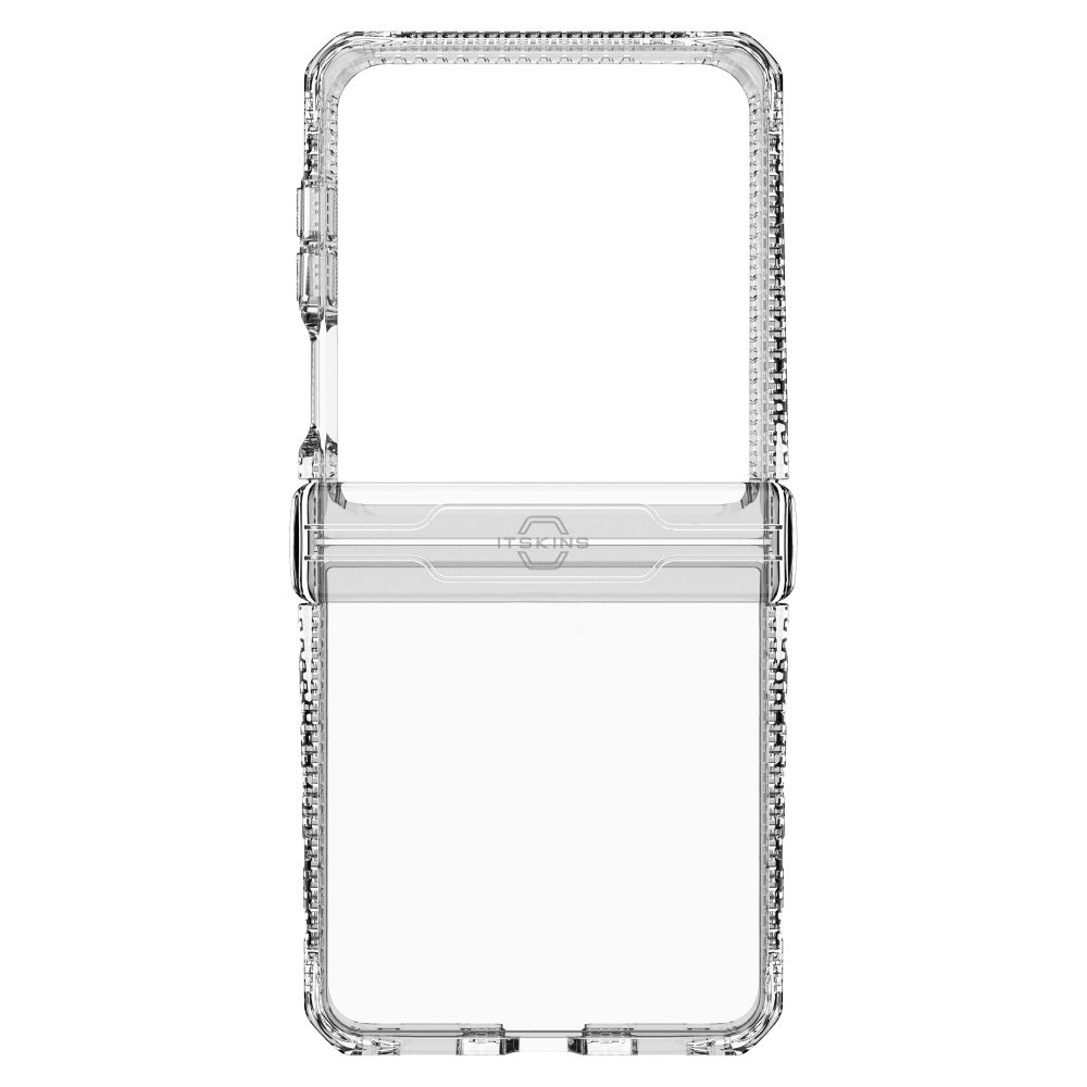 Wholesale cell phone accessory ITSKINS - Hybrid_R Clear Hinge Case for Samsung Galaxy Z Flip7