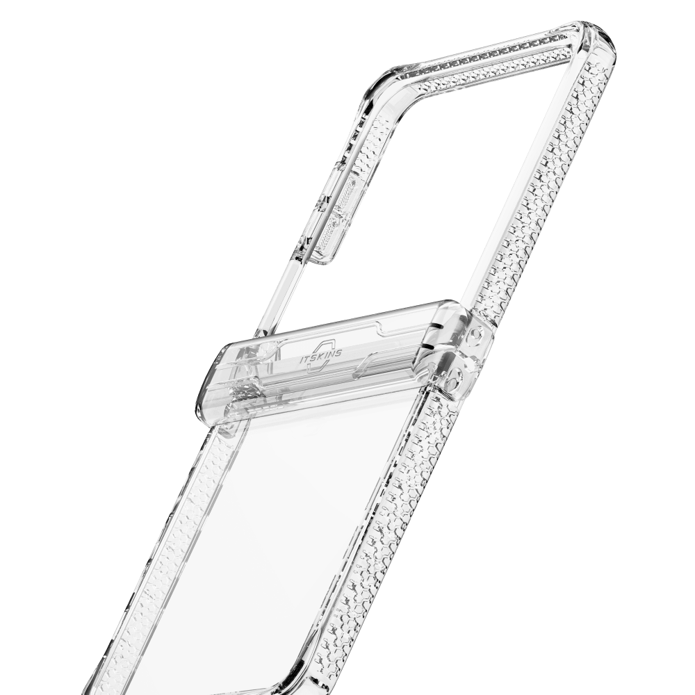 Wholesale cell phone accessory ITSKINS - Hybrid_R Clear Hinge Case for Samsung Galaxy Z Flip7